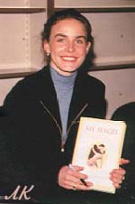 Катя представляет свою книгу,1996